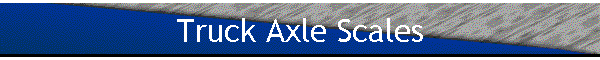 Truck Axle Scales
